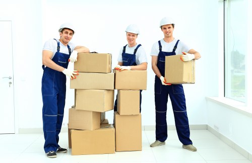 Van loading support for a property move in Highbury