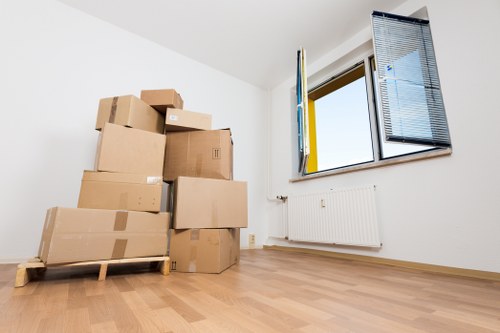 Removals team handling a move near Highbury with careful planning