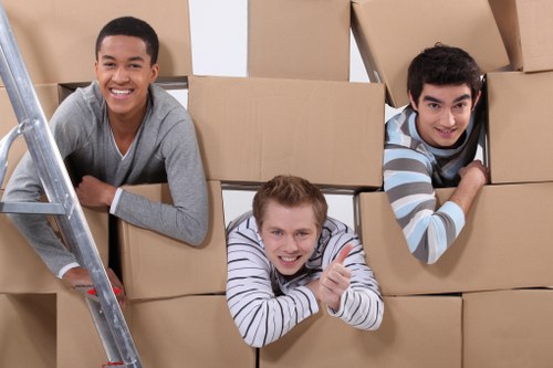 Packing and furniture loading for a Highbury home relocation