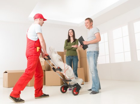Risk assessment being carried out before a property move