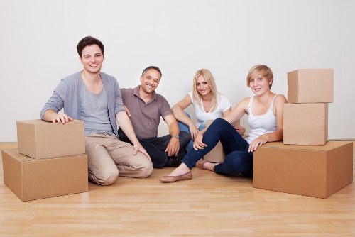 Careful labelling and box organisation during unpacking in Highbury