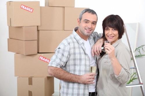 Coordinated office removals process for a business moving in Highbury
